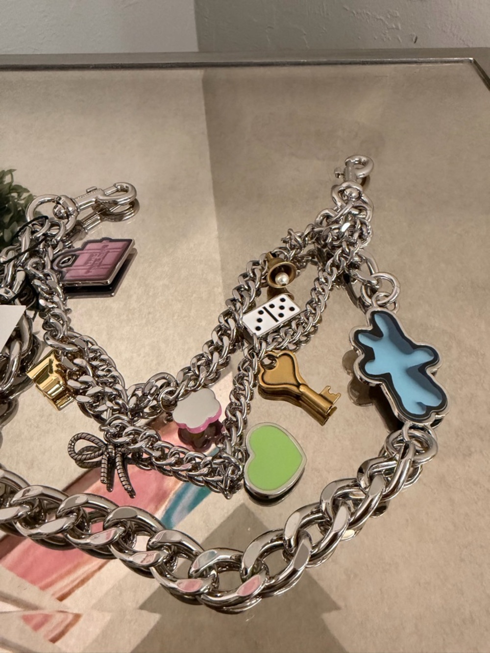 Marc Jacobs Bag Sticker strap Bag Charm - Picture 2 of 3